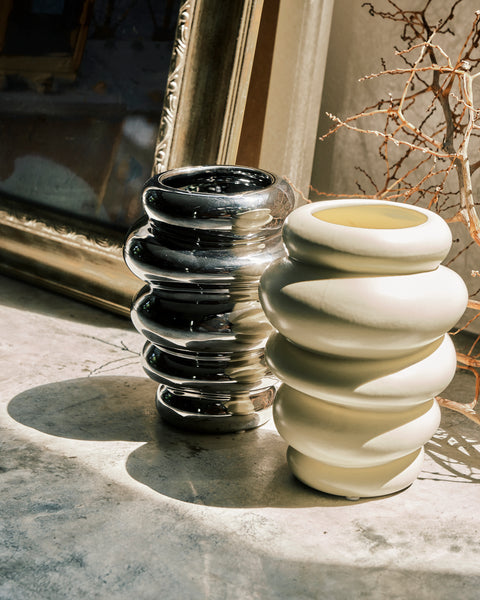 Parabola Vase - Silver