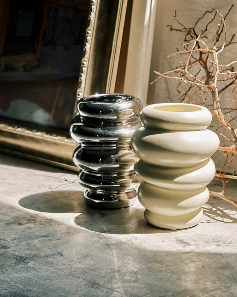 Parabola Vase - Cream