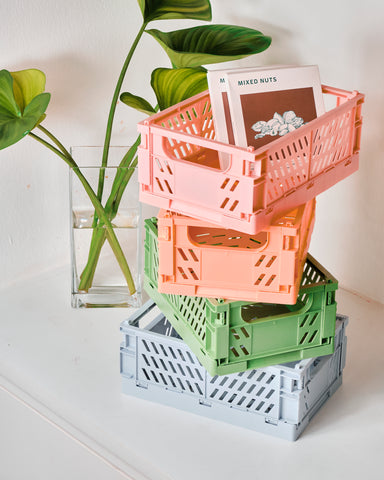 Pastel Candy Small Storage Crates