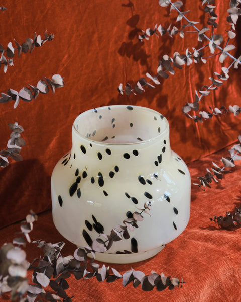 Lou Peppermint Speckled Vase