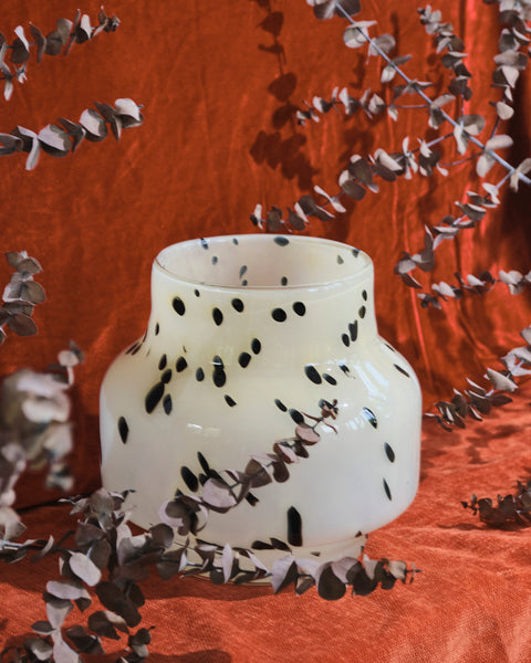 Lou Peppermint Speckled Vase
