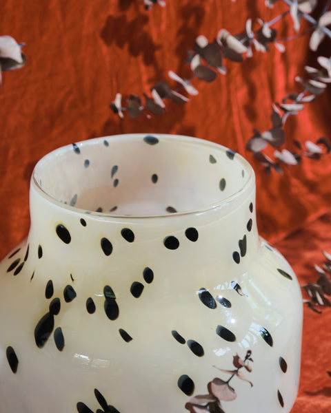 Lou Peppermint Speckled Vase