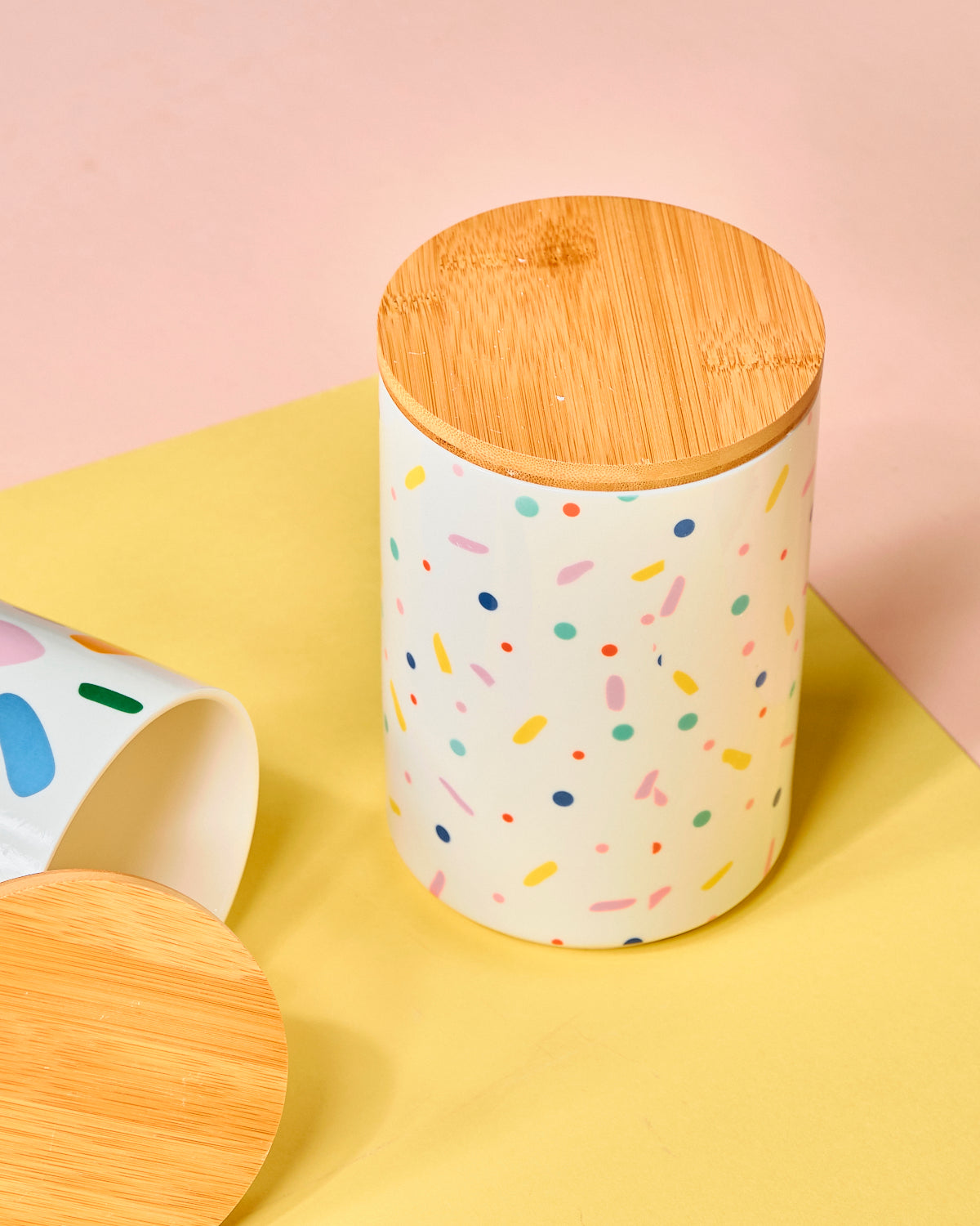 Rainbow Speckled Container - Large