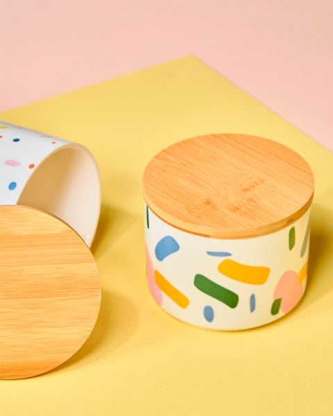 Rainbow Speckled Container - Small