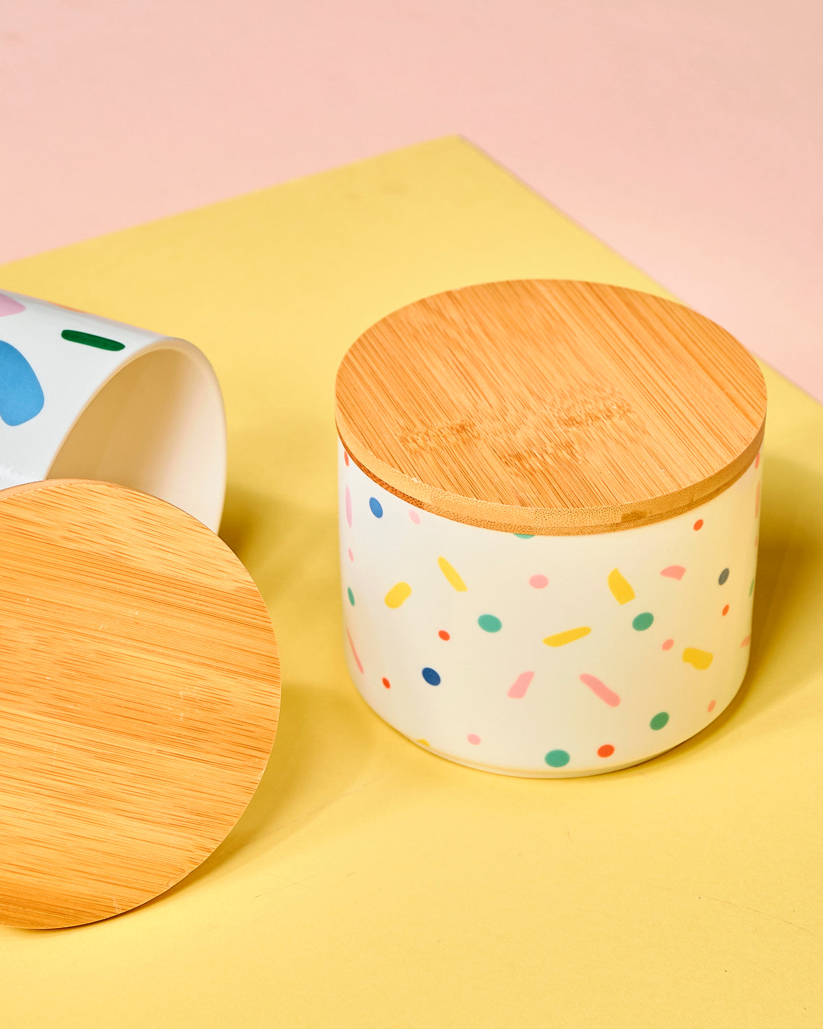 Rainbow Speckled Container - Small