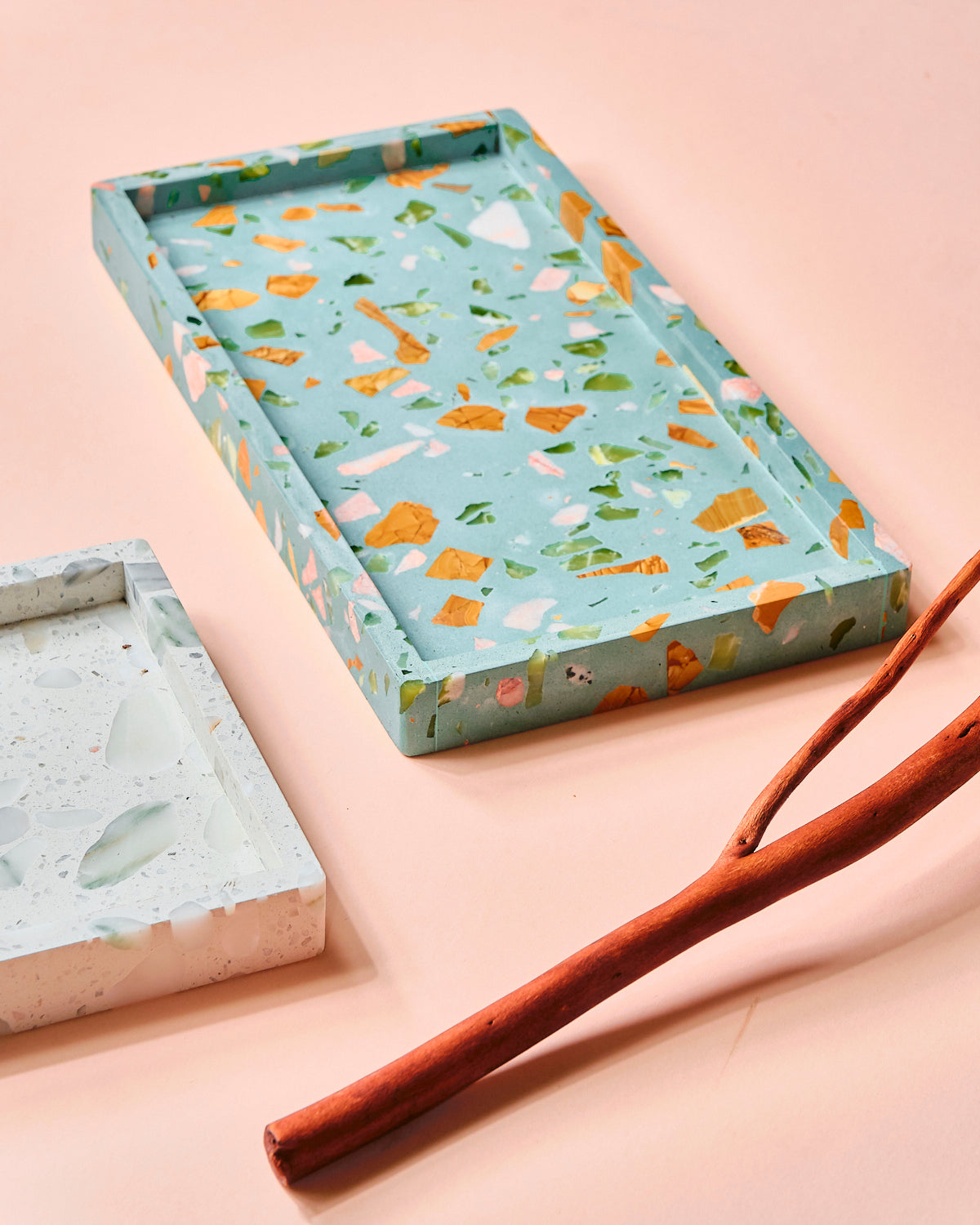 Palazzo Rectangular Terrazzo Tray