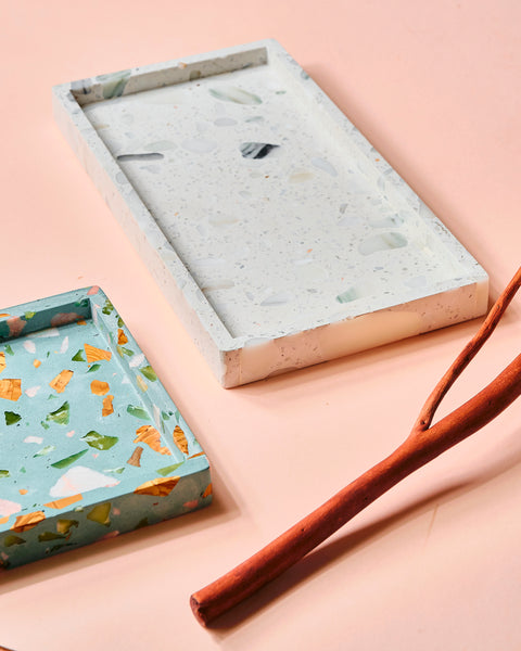 Palazzo Rectangular Terrazzo Tray