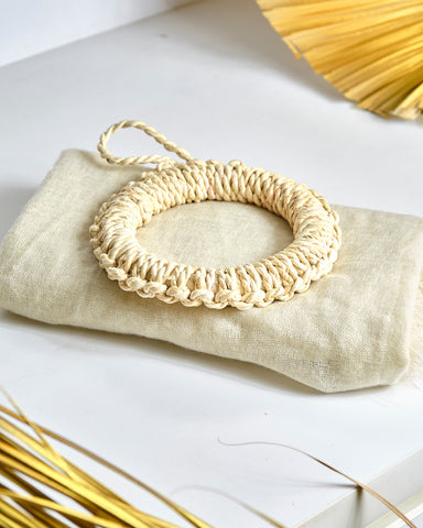 Large Woven Trivet Ring