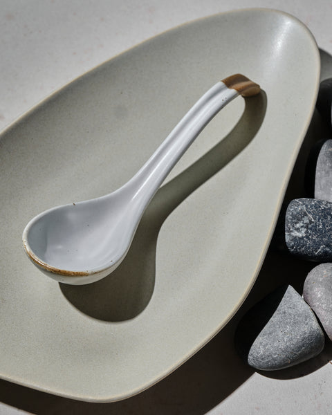 Shokudo Ceramic Soup Spoon