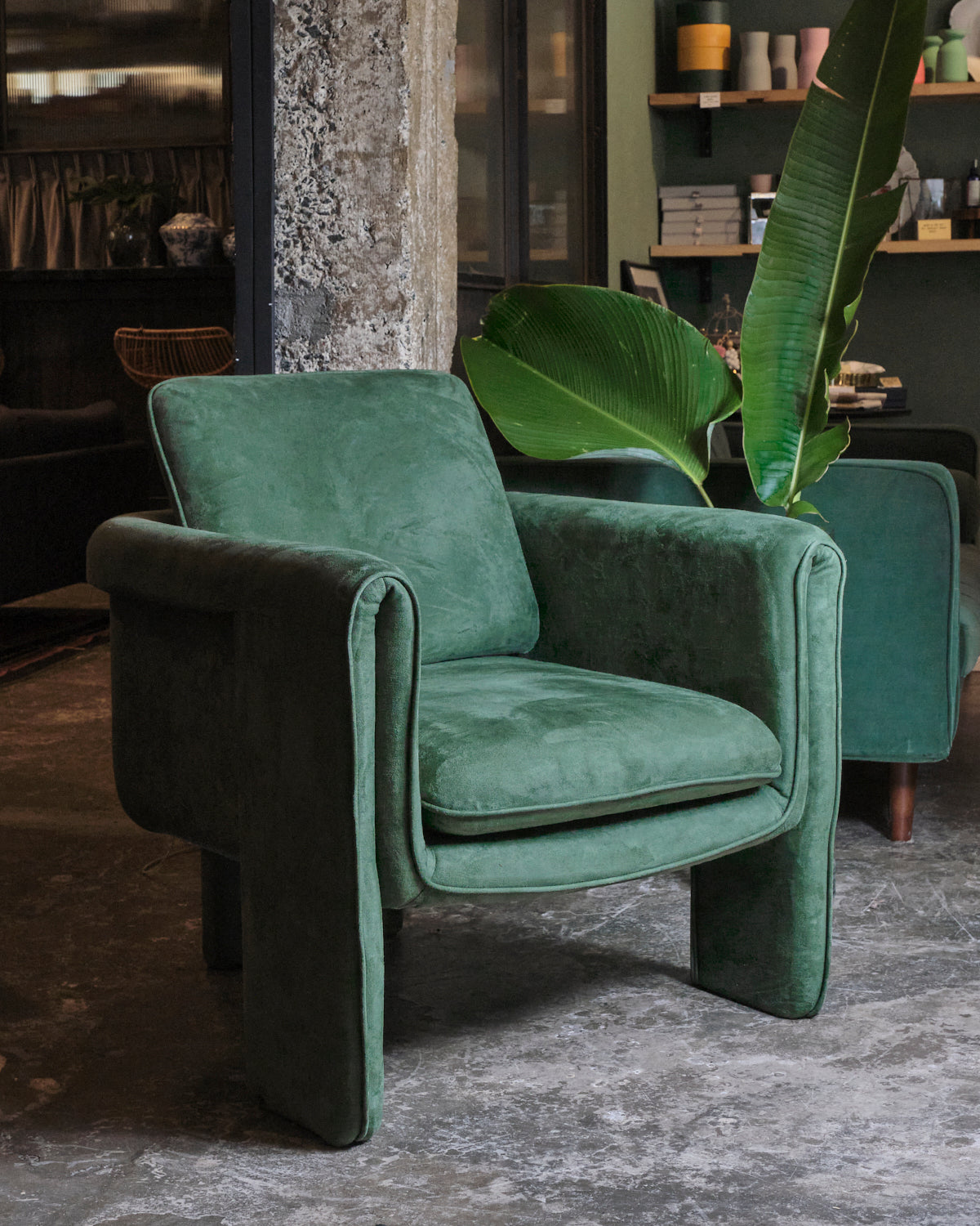 Solo Moss Armchair