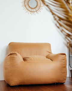 Toby Faux Suede Bean Bag Chair Crane Living