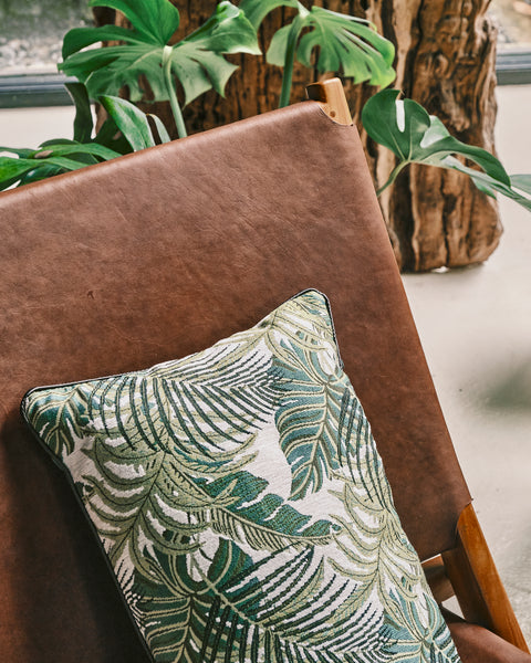 Tropical Leaves Cushion - Rectangle