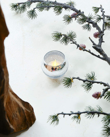 Mercury Silver Small Tealight Holder in Assorted Styles
