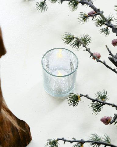 Mercury Silver Candle Votive - Large