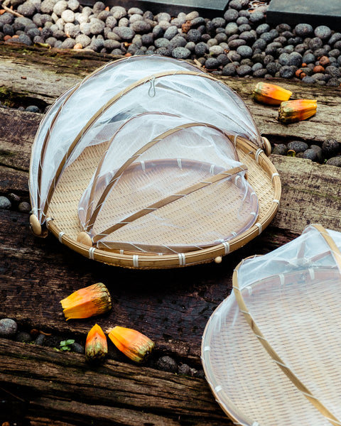 Uluwatu Bamboo Fruit Tray with Cover