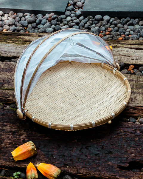 Uluwatu Bamboo Fruit Tray with Cover