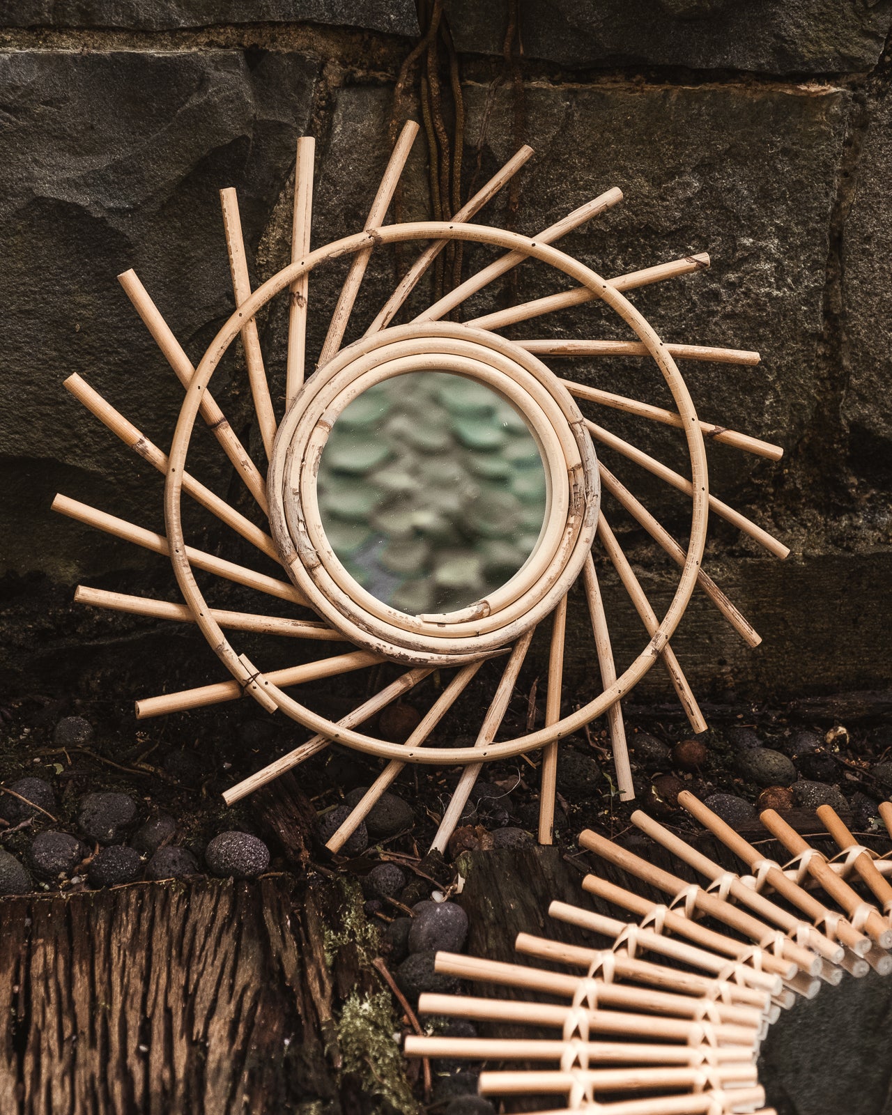 Uluwatu Bamboo Mirror - Assorted Designs
