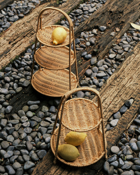 Uluwatu Rattan Display Tray (2 Tier)
