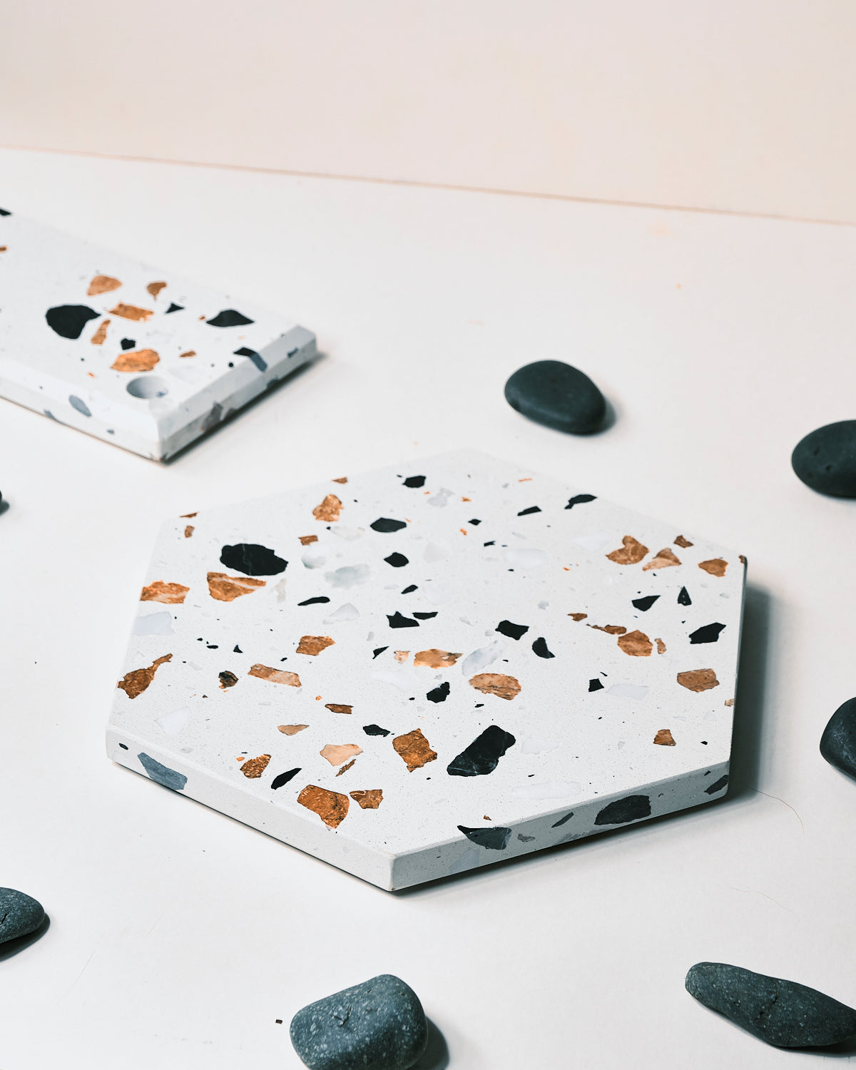 Venezia Terrazzo Tray - Hexagon