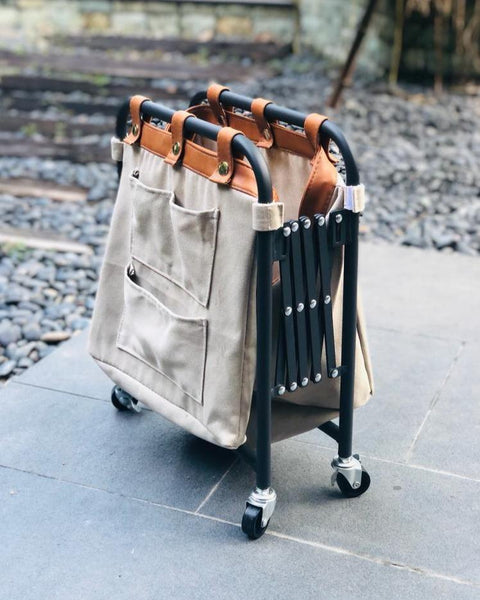 Accordion Valet Storage Trolley