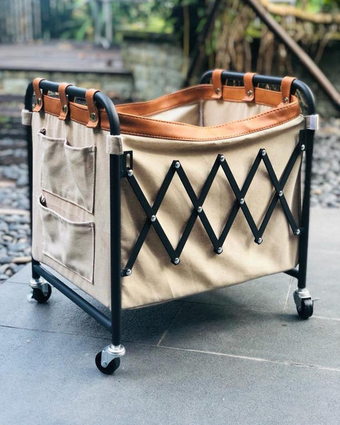 Accordion Valet Storage Trolley