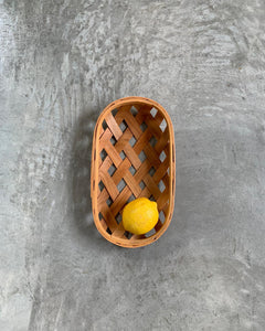 Flat Woven Basket - Oval