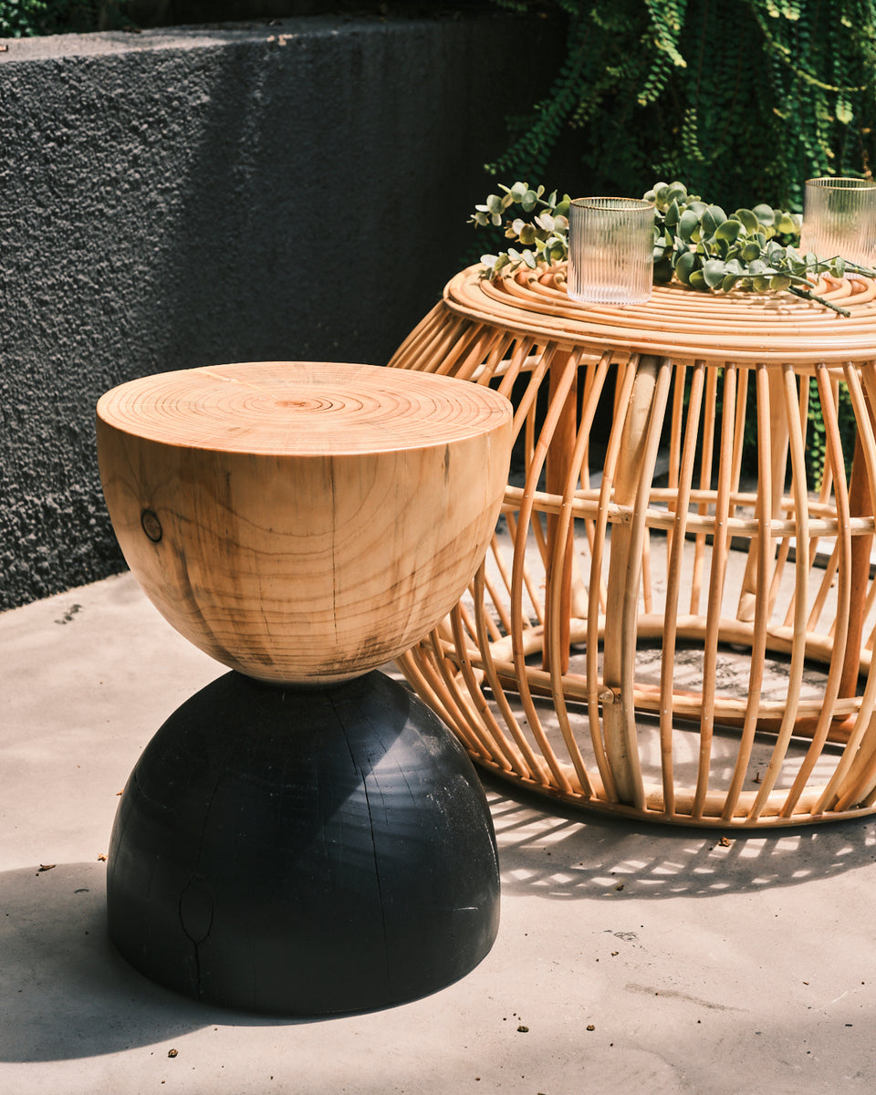 Zen Wooden Stools - 32cm – Crane Living