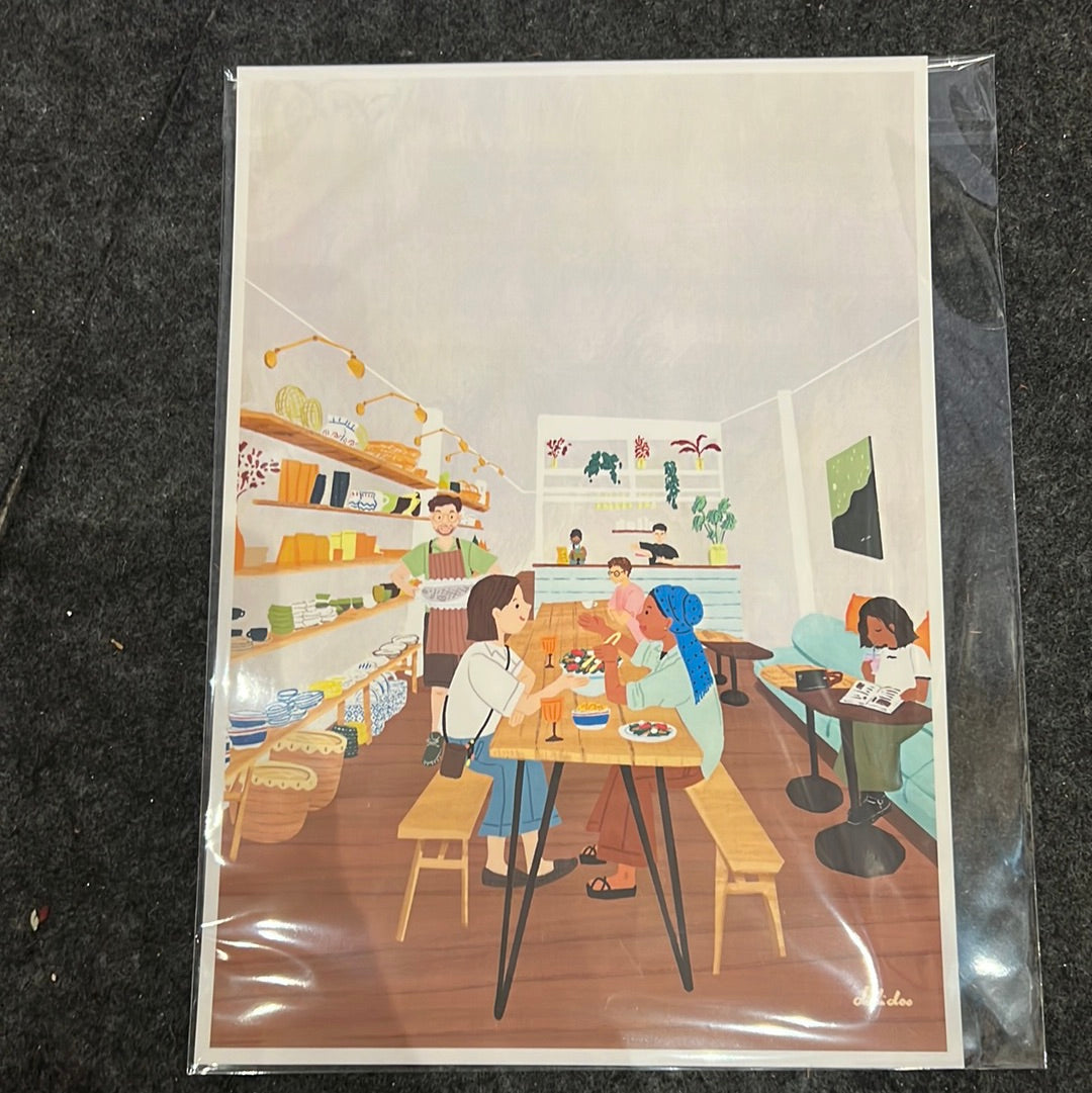 Art Prints Arab Street A3