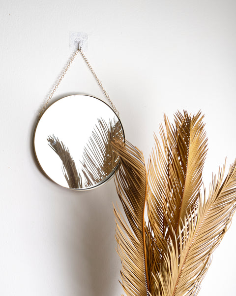 Ophir Hanging Brass Mirror - Large